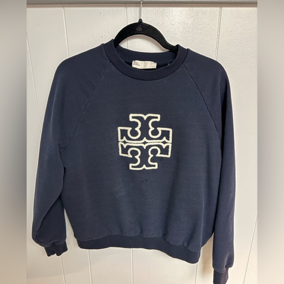 Tory Burch Tops - Tory Burch crew neck logo sweatshirt Ladies M